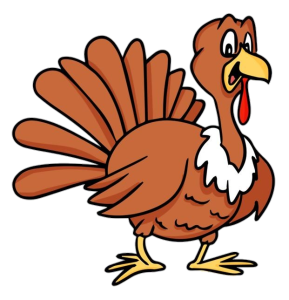 Cartoon Turkey Character Clipart