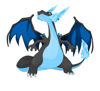 Mega Charizard X Pokemon Free PNG