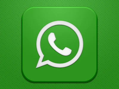 Green WhatsApp Logo Icon Free PNG
