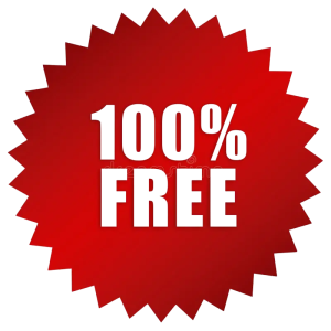 100 Percent Free Red Star Badge Free PNG