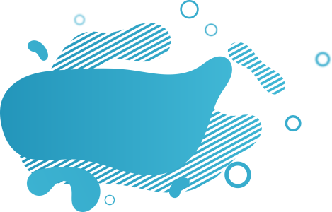 Abstract Blue Fluid Shape Banner Free PNG