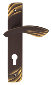 Vintage Bronze Door Handle Clipart