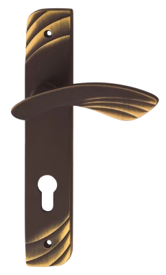 Vintage Bronze Door Handle Clipart