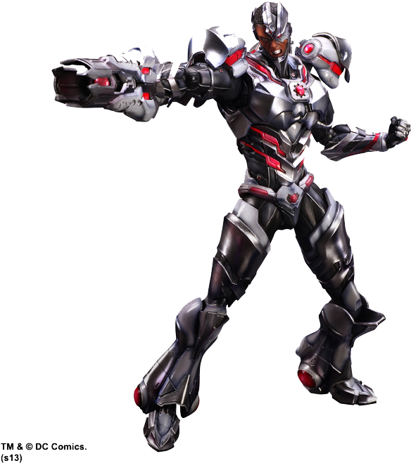 Cyborg Injustice Game Character Free PNG