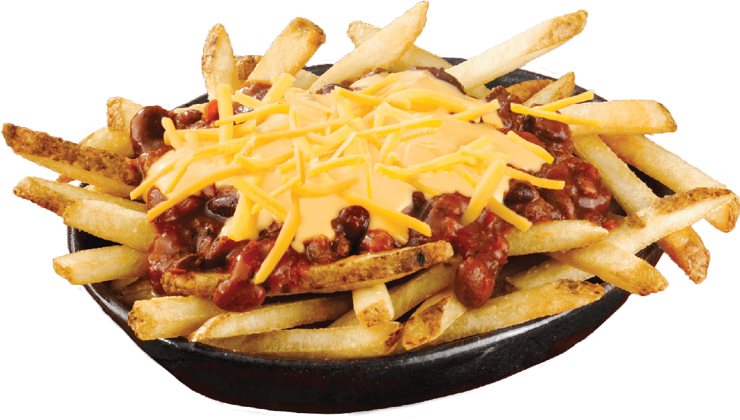 Delicious Chili Cheese Fries Clipart