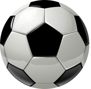 Classic Black and White Soccer Ball Clipart