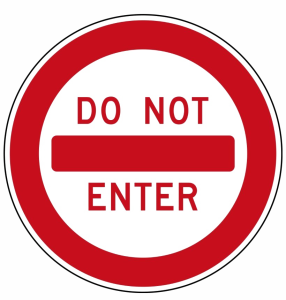 Red Do Not Enter Traffic Sign Transparent Background