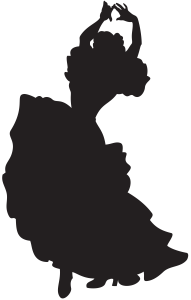 Flamenco Dancer Silhouette Transparent Background