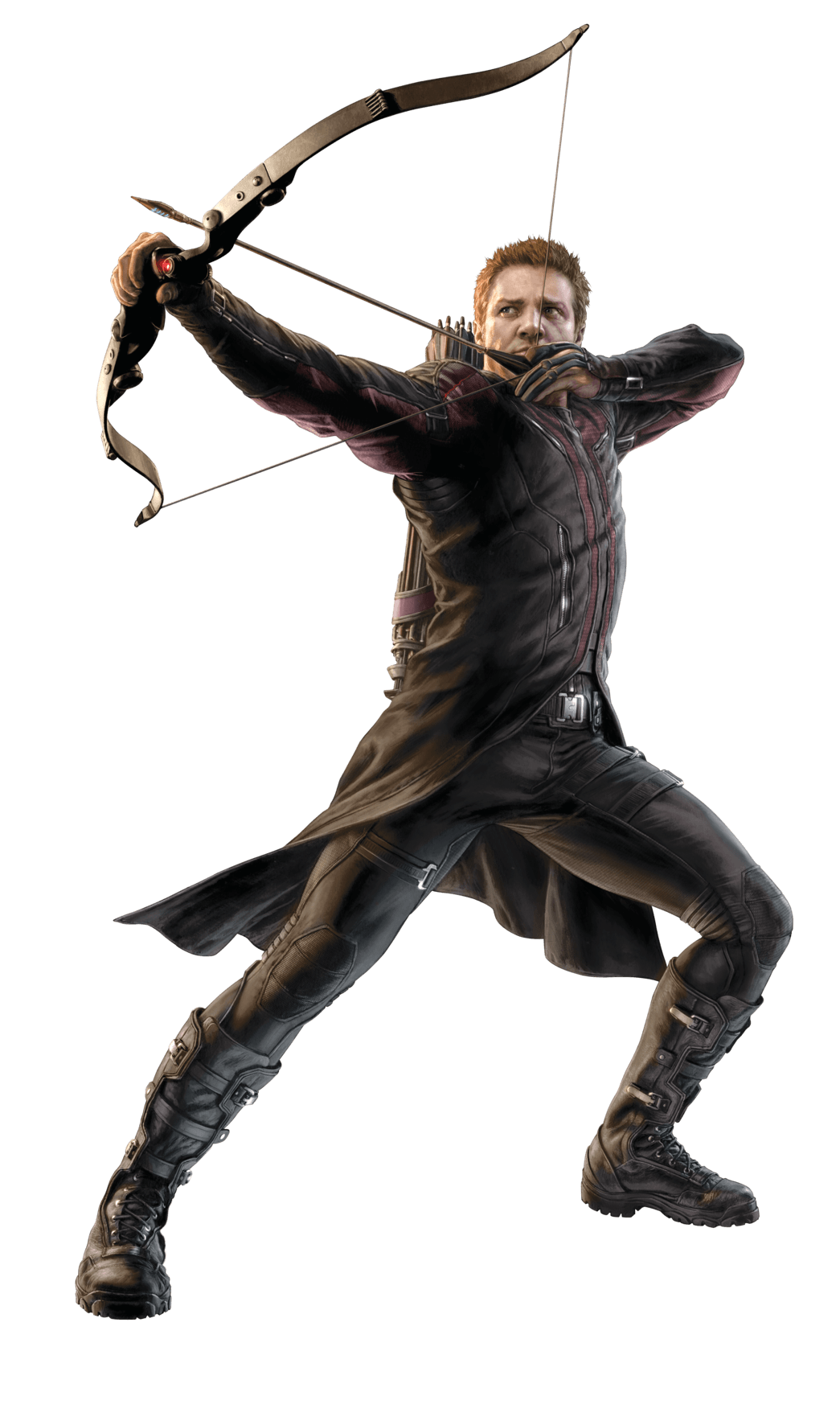 Hawkeye Jeremy Renner Aiming Bow Clipart