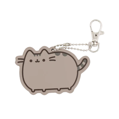 Pusheen Cat Keychain Accessory PNG Image
