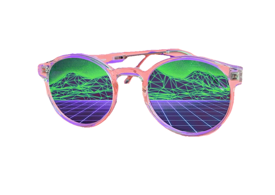 Retrowave Synthwave Sunglasses Clipart