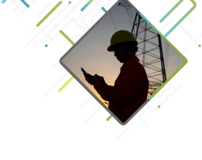 Engineer Silhouette At Sunset PNG Image