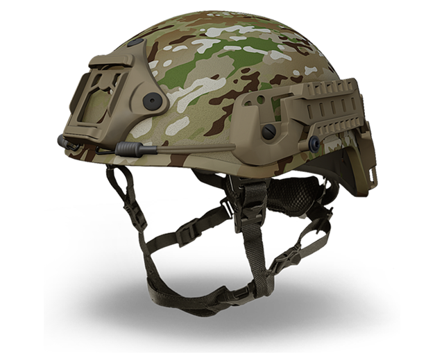 Tactical Military Helmet Camo Clipart