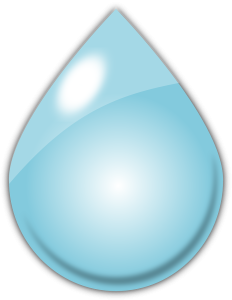 Blue Water Drop Free PNG