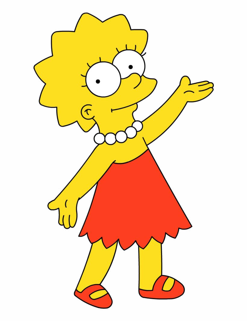 Lisa Simpson Character Clipart