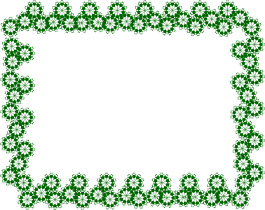 Green Islamic Border Frame Clipart
