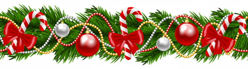 Christmas Garland With Candy Canes Free Download