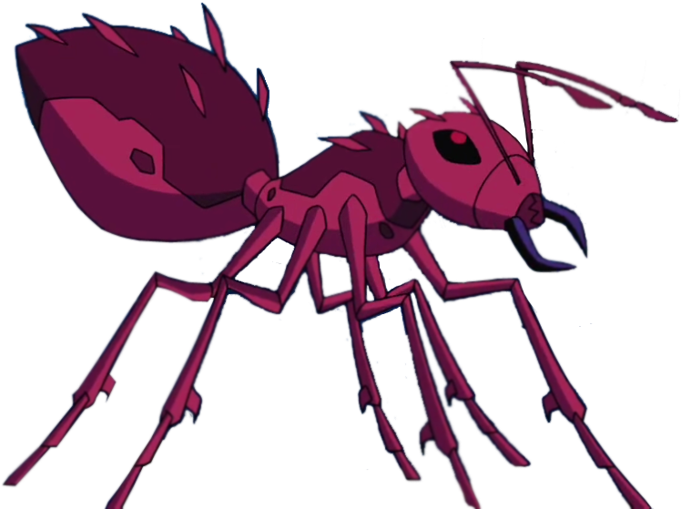 Purple Ant Alien Insect Monster Clipart