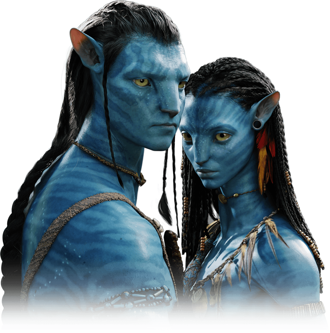 Avatar Jake And Neytiri Characters Clipart