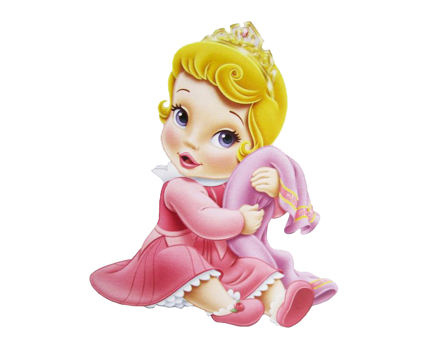 Baby Princess Aurora Sleeping Beauty Transparent Background