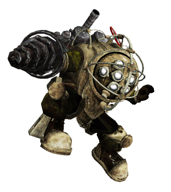 Bioshock Big Daddy Bouncer Character Clipart