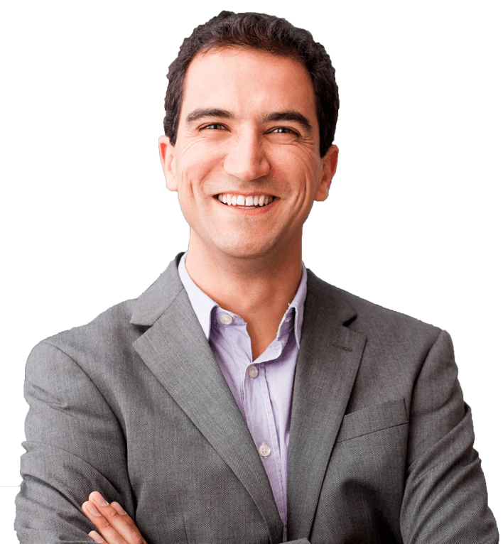 Smiling Businessman Portrait Clipart