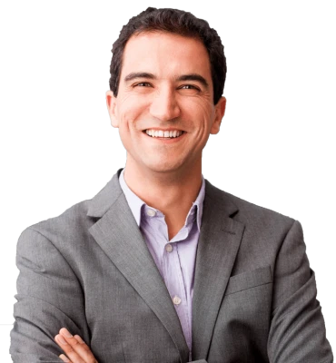 Smiling Businessman Portrait Clipart