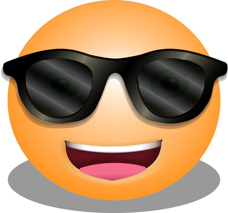 Cool Sunglasses Emoji Clipart
