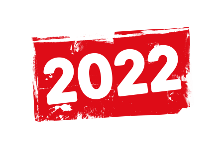 2022 Red Grunge Stamp Free PNG