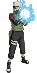 Kakashi Hatake Chidori Anime Character Free PNG