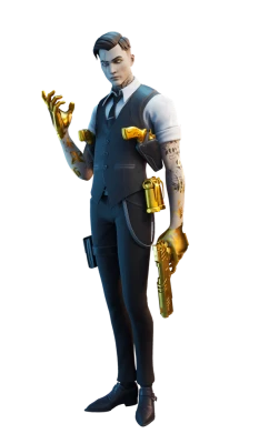 Midas Fortnite gaming character Free PNG