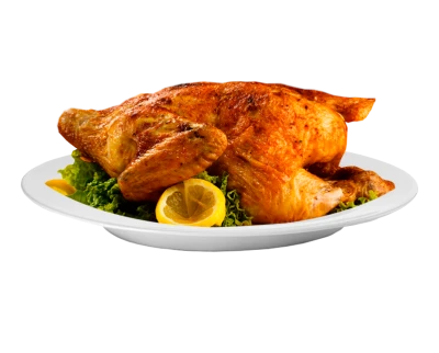 Whole roasted chicken lemon Free PNG