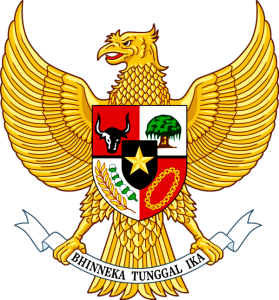 Garuda Pancasila Indonesia emblem Clipart Free
