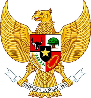 Garuda Pancasila Indonesia emblem Clipart Free