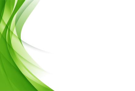 Green Abstract Wave Transparent Background