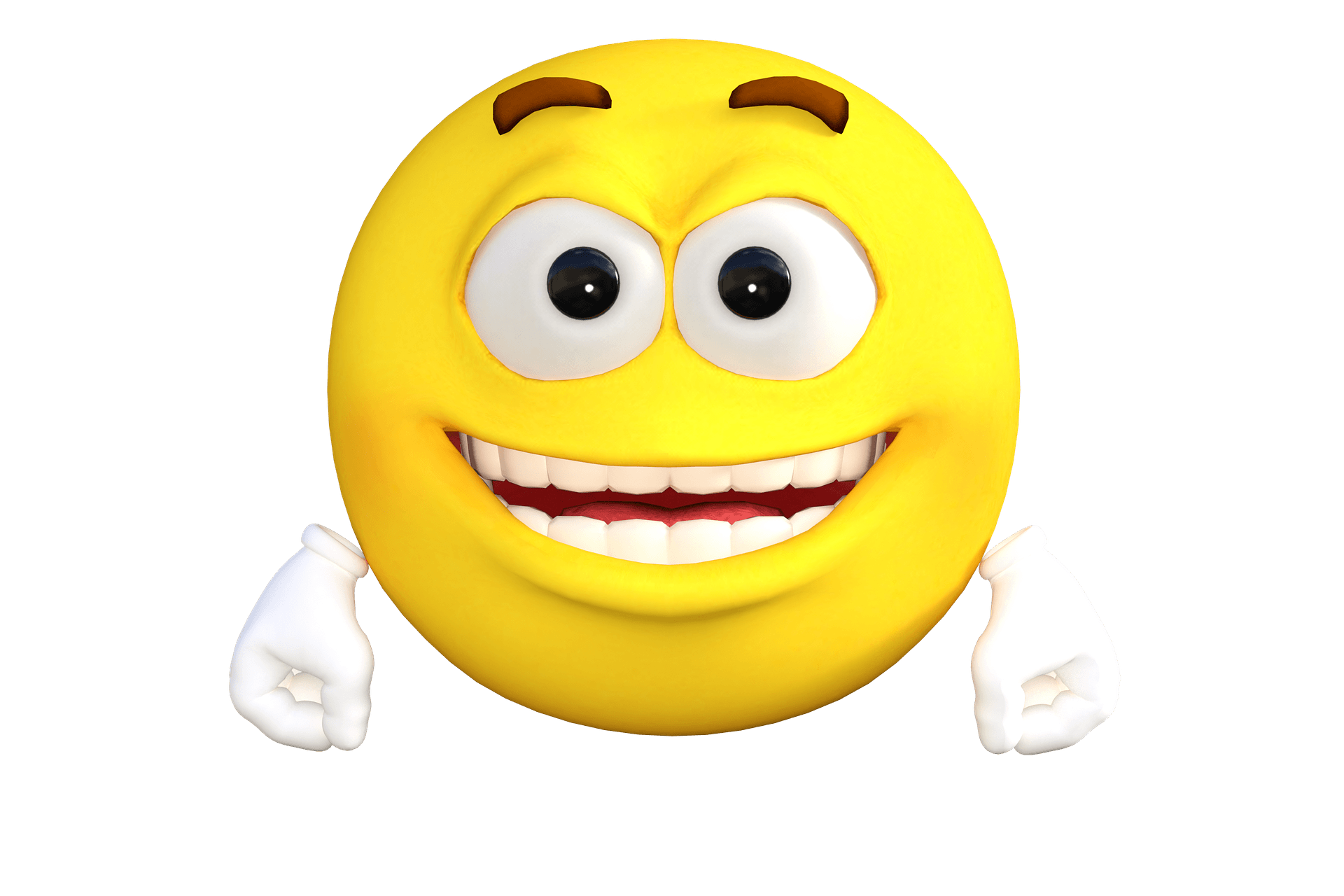 Angry 3D Smiley Face Clipart