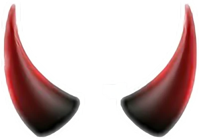 Red Devil Horns Clipart