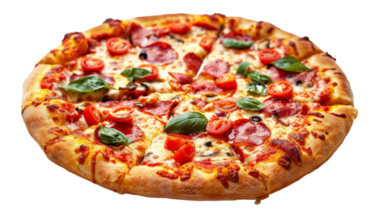 Delicious Pepperoni Pizza PNG Image