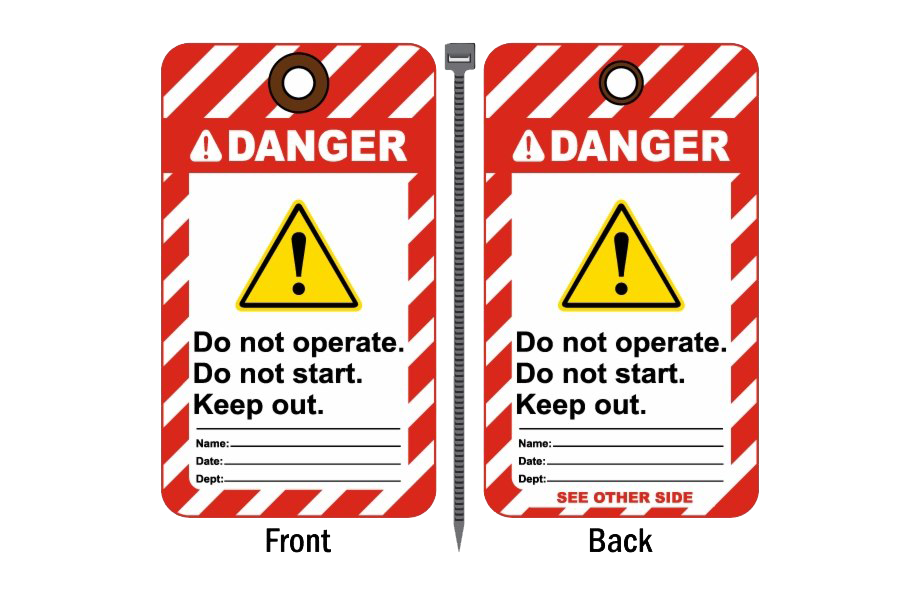 Danger Do Not Operate Tag Clipart
