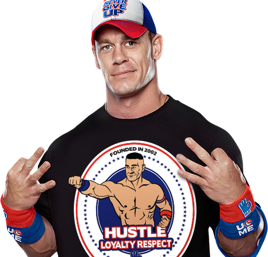 John Cena Never Give Up WWE Superstar Clipart