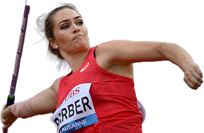 Female Track And Field Javelin Thrower Athlete Transparent Background