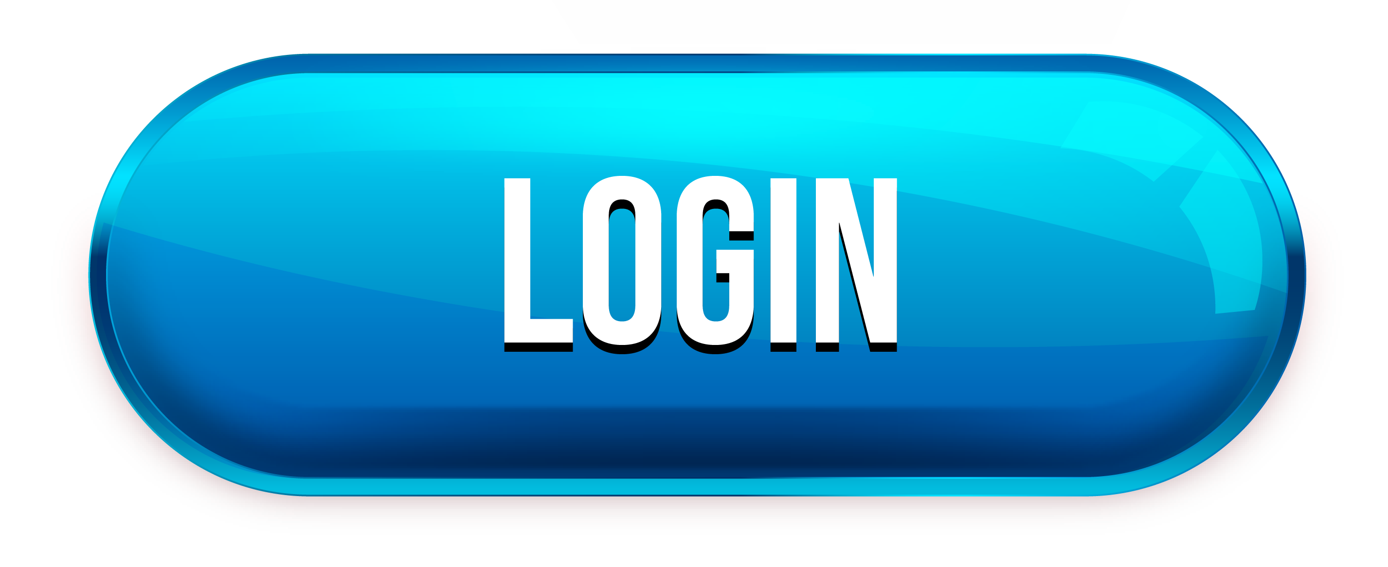 Blue Pill Shape Login Website Button Clipart