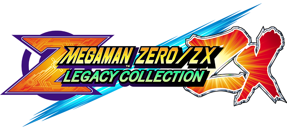 Mega Man Zero ZX Legacy Collection Game Logo Clipart