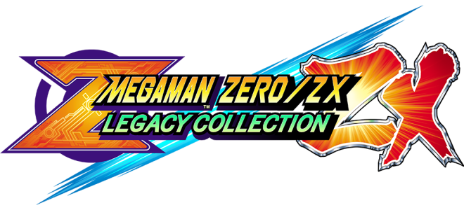 Mega Man Zero ZX Legacy Collection Game Logo Clipart