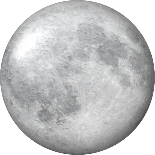 Full Moon Realistic Texture Clipart