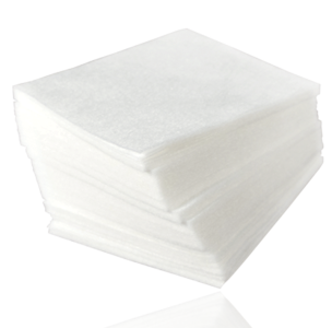 Stack of White Cotton Pads PNG Image