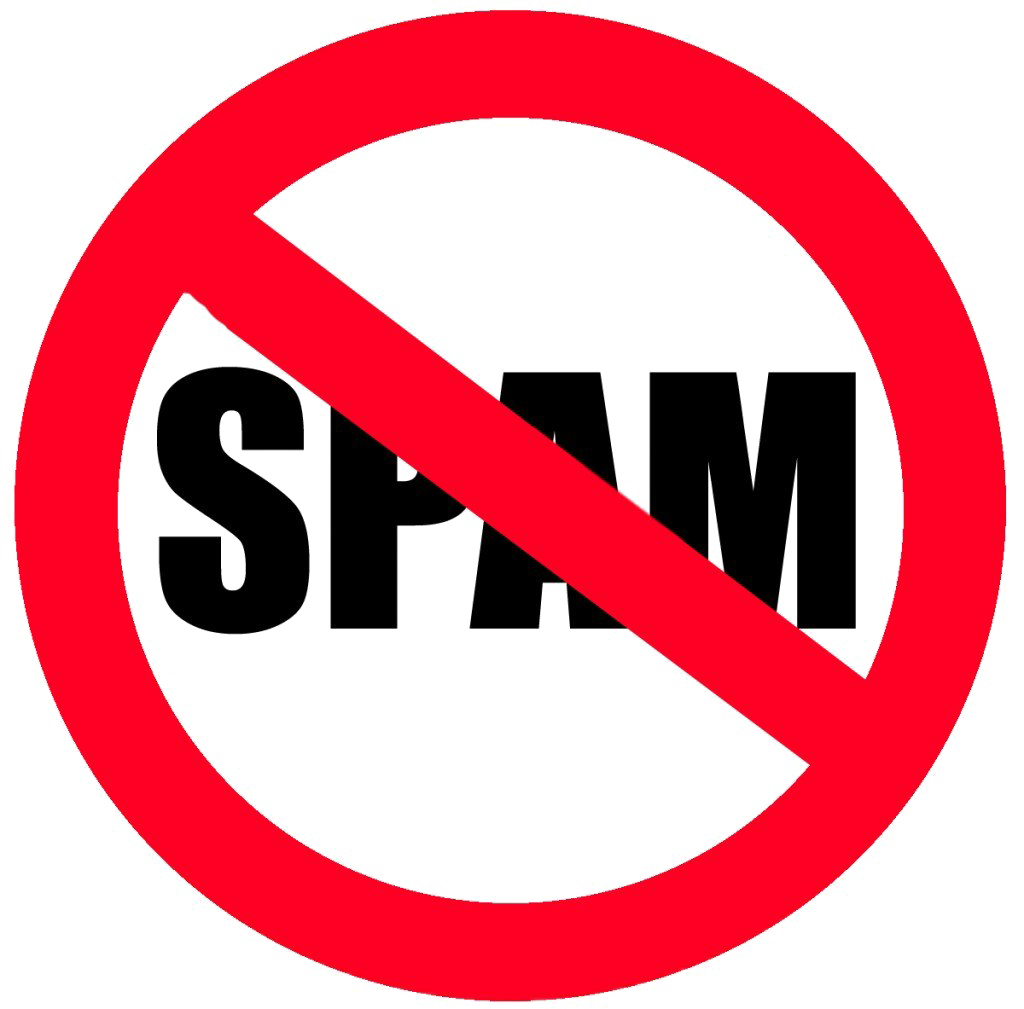 Anti Spam Warning Sign Transparent Background