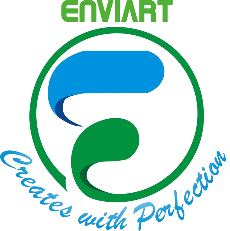 Enviart Creates With Perfection Logo Clipart