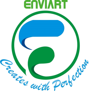 Enviart Creates With Perfection Logo Clipart