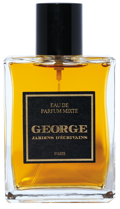 George Jardins d'Ecrivains Perfume Bottle Clipart